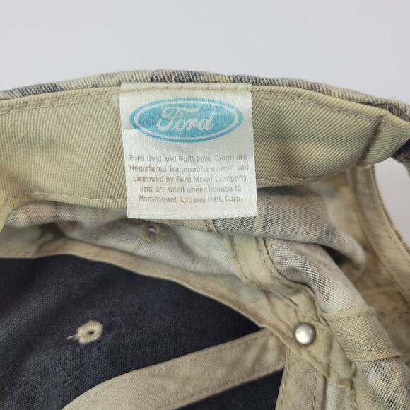 Ford Brand Outdoors Camo Turkey Hunting Paramount Distressed Baseball Cap Hat Ad - Picture 10 of 11